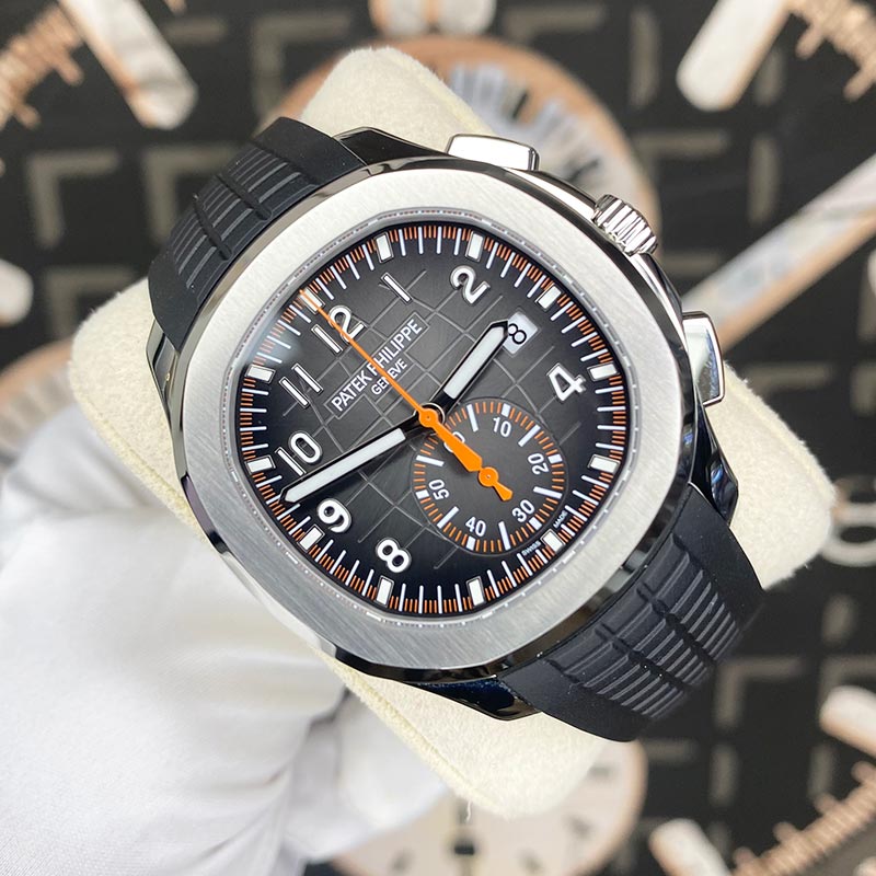 Patek Philippe Aquanaut Chronograph 42mm 5968A Black Dial