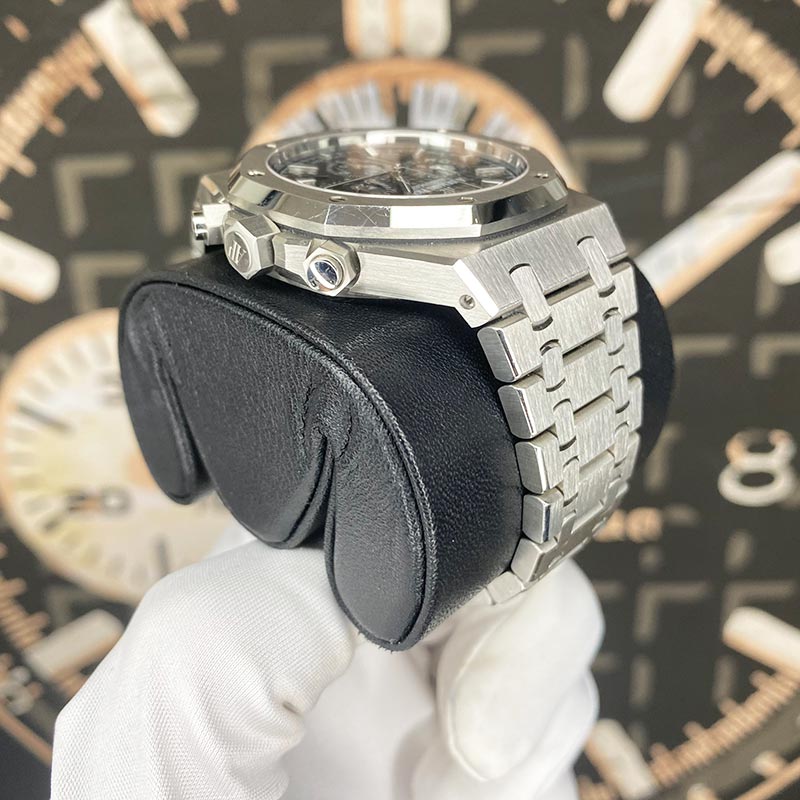 Audemars Piguet AP SERVICED 2024 Royal Oak Chronograph 41mm 26320ST Black Dial Pre-Owned