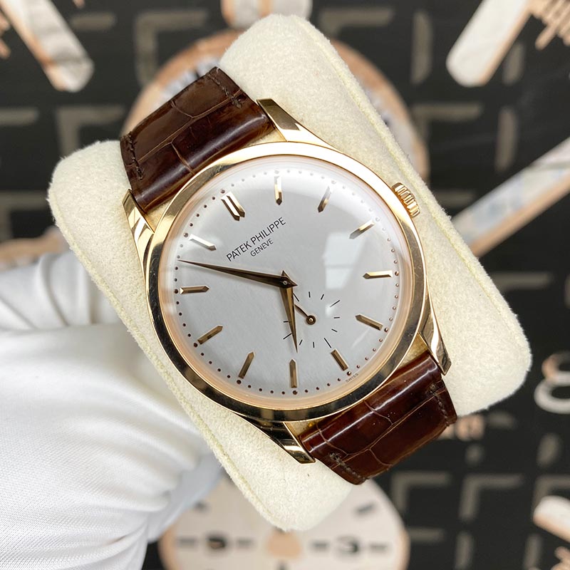 Patek Philippe Calatrava 37mm 5196R Silver Dial Pre-Owned
