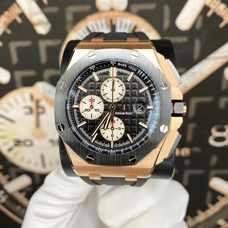 Audemars Piguet READ DESCRIPTION Royal Oak Offshore 44mm 26401RO Black Dial Pre-Owned