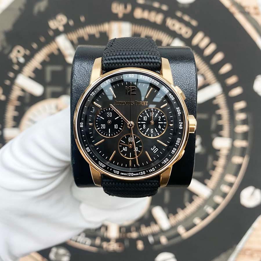 Audemars Piguet Code 11.59 Chronograph 41mm 26393NR Black Dial Pre Own