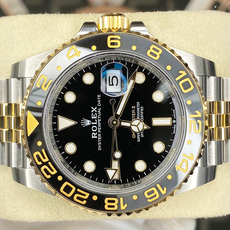 Rolex GMT-Master II 40mm 126713GRNR Black Dial