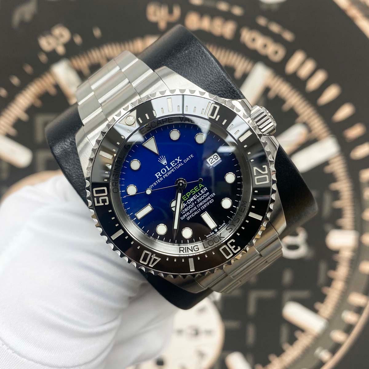 Rolex Sea-Dweller Deepsea 44mm 126660 James Cameron Blue / Black Dial Pre-Owned - Gotham Trading 