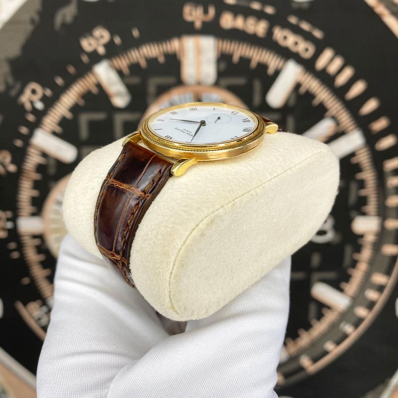 Patek Philippe Calatrava Yellow Gold 33mm White Dial 3919J Pre-Owned