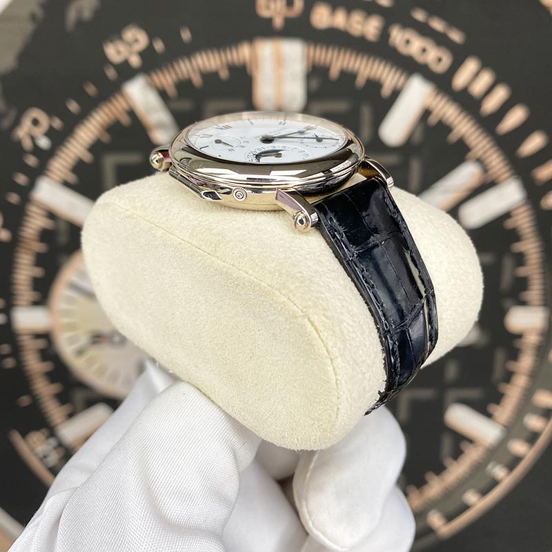 Patek Philippe Complications 36mm Moon Phase 5054G-001 Silver Dial Pre-Owned