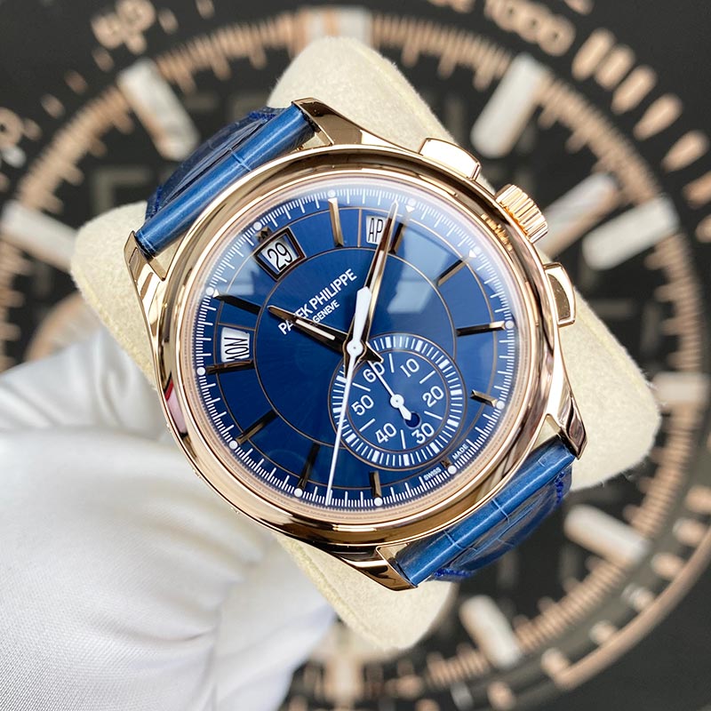 Patek Philippe Annual Calendar Chronograph Complication 42mm 5905R Blue Dial