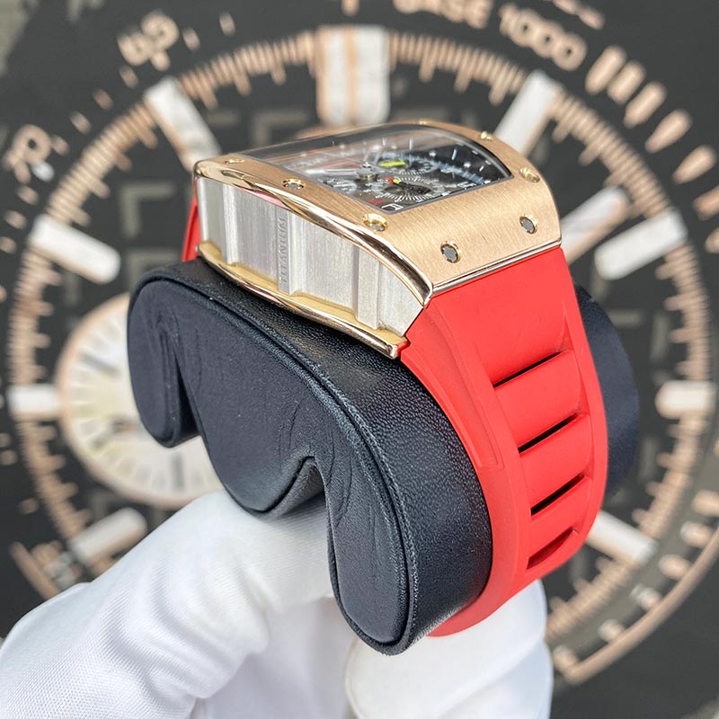 Richard Mille Chronograph RM11 Rose Gold / Titanium 50mm Openworked Dial Pre-Owned