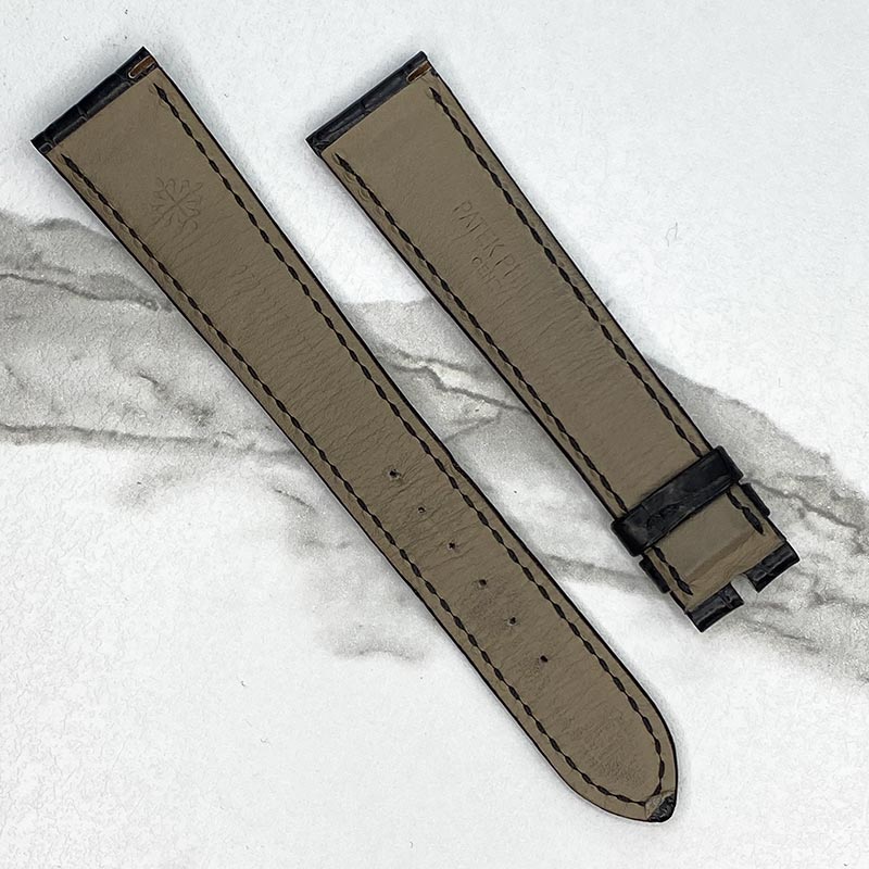 Patek Philippe Black Alligator Strap 20x16