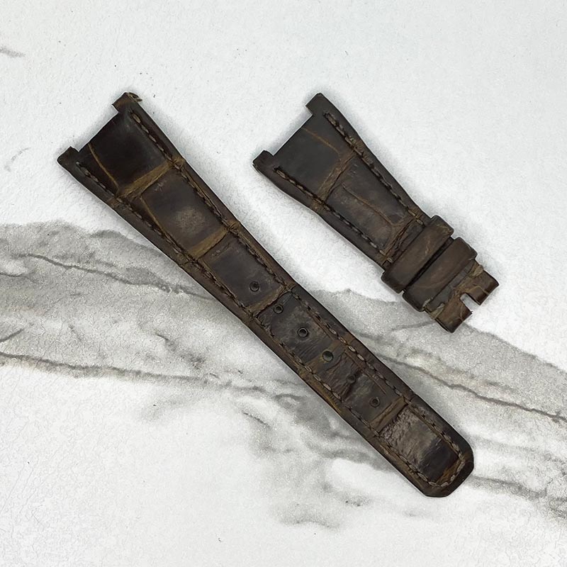 Patek Philippe Brown Alligator Strap 12x14