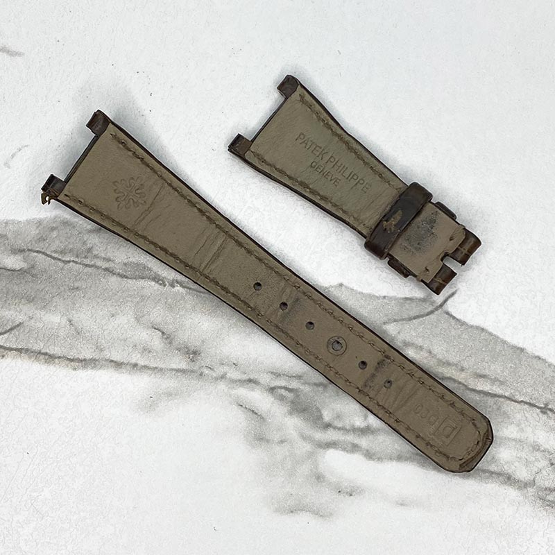 Patek Philippe Brown Alligator Strap 12x14