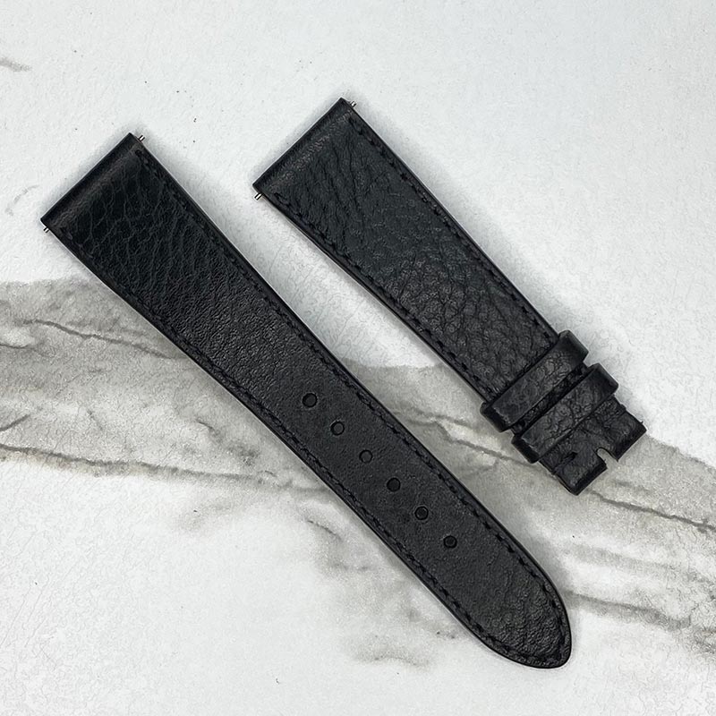 Veblenist Black Rubber Strap 21x16 / Built In Spring Bars