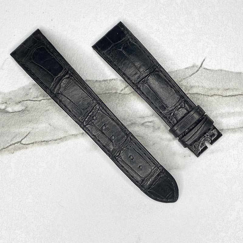 Patek Philippe Black Alligator Strap 19x16