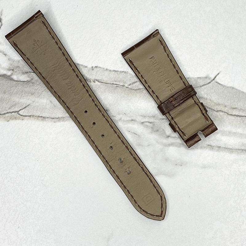 Patek Philippe Lighter Brown Alligator Strap 21x16