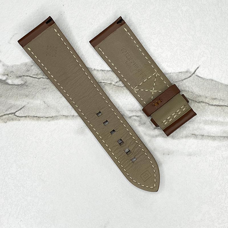 Patek Philippe Brown Calf Skin Strap 21x18