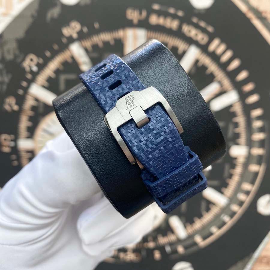 Audemars Piguet Royal Oak Offshore Selfwinding Music Edition 37mm 77600TI.OO.A343CA.01 Blue Dial Pre-Owned - Gotham Trading 
