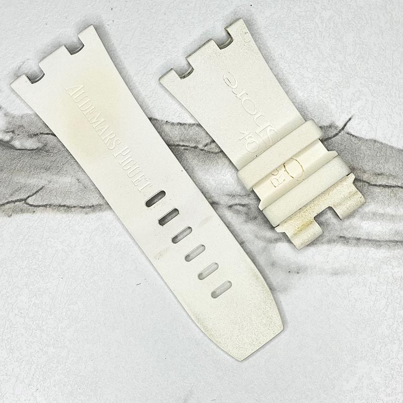Audemars Piguet White Rubber Strap 44mm Offshore