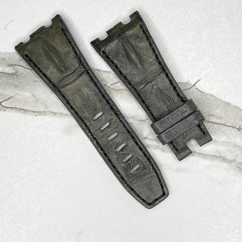 Audemars Piguet Grey Horn-Back Alligator Strap 42mm Offshore