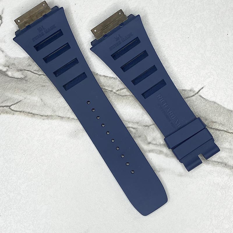 Richard Mille RM30 Blue Rubber Strap