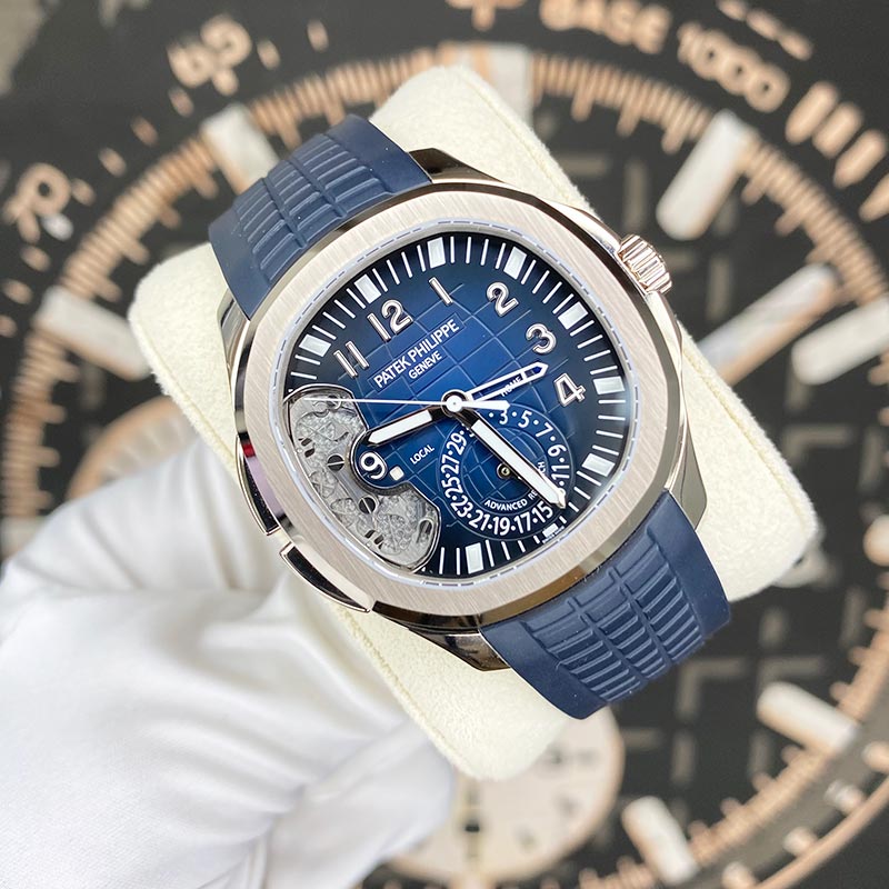 Patek Philippe Advanced Research Aquanaut Travel Time 5650G White Gold
