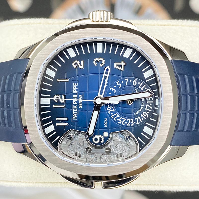 Patek Philippe Advanced Research Aquanaut Travel Time 5650G White Gold