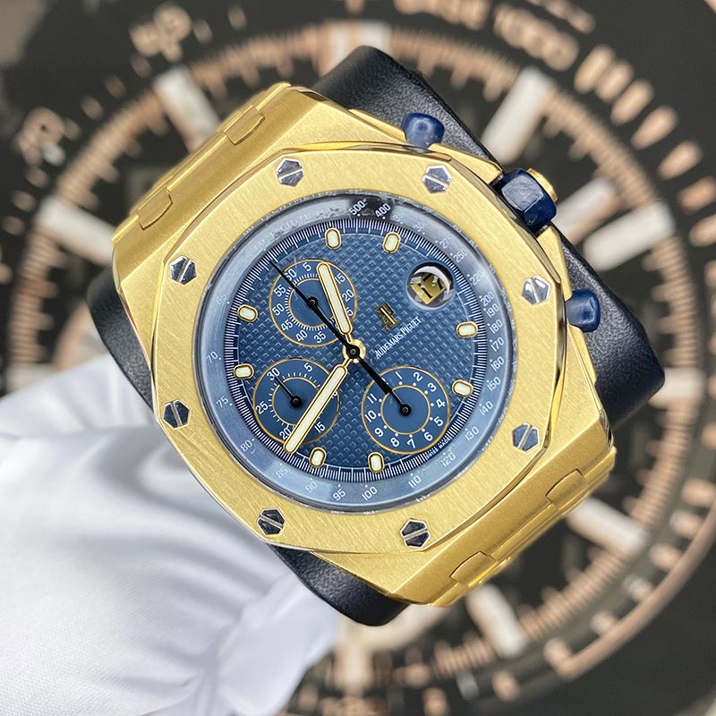 Audemars Piguet Royal Oak Offshore Chronograph 42mm 25721BA Blue Dial Pre-Owned