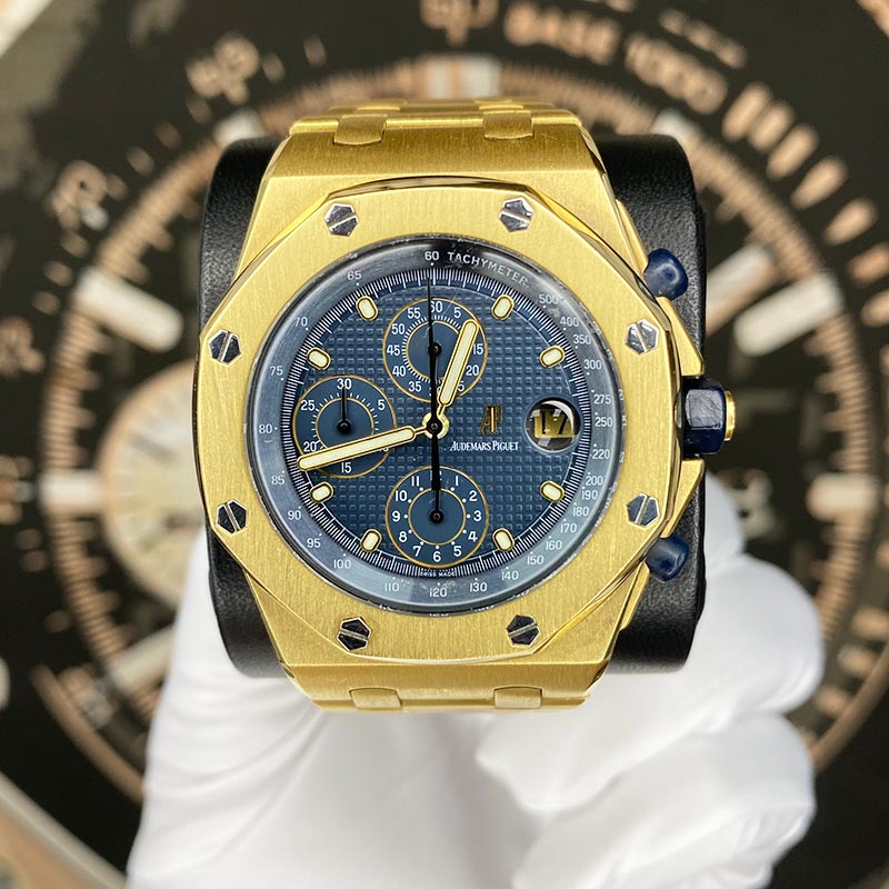 Audemars Piguet Royal Oak Offshore Chronograph 42mm 25721BA Blue Dial Pre-Owned