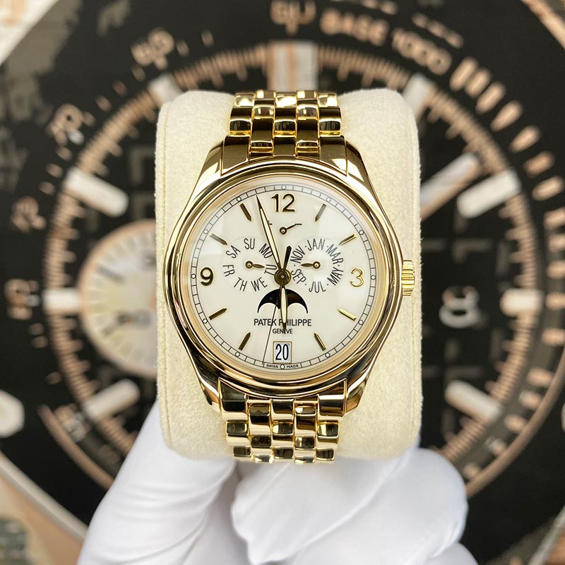 Patek Philippe Annual Calendar Complication 38mm 5146/1J Ivory Dial Pre-Owned