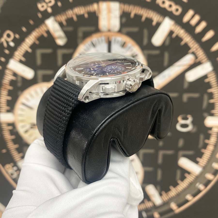 Audemars Piguet Code 11.59 Chronograph 41mm 26393BC Smoked Blue Dial Pre-Owned - Gotham Trading 