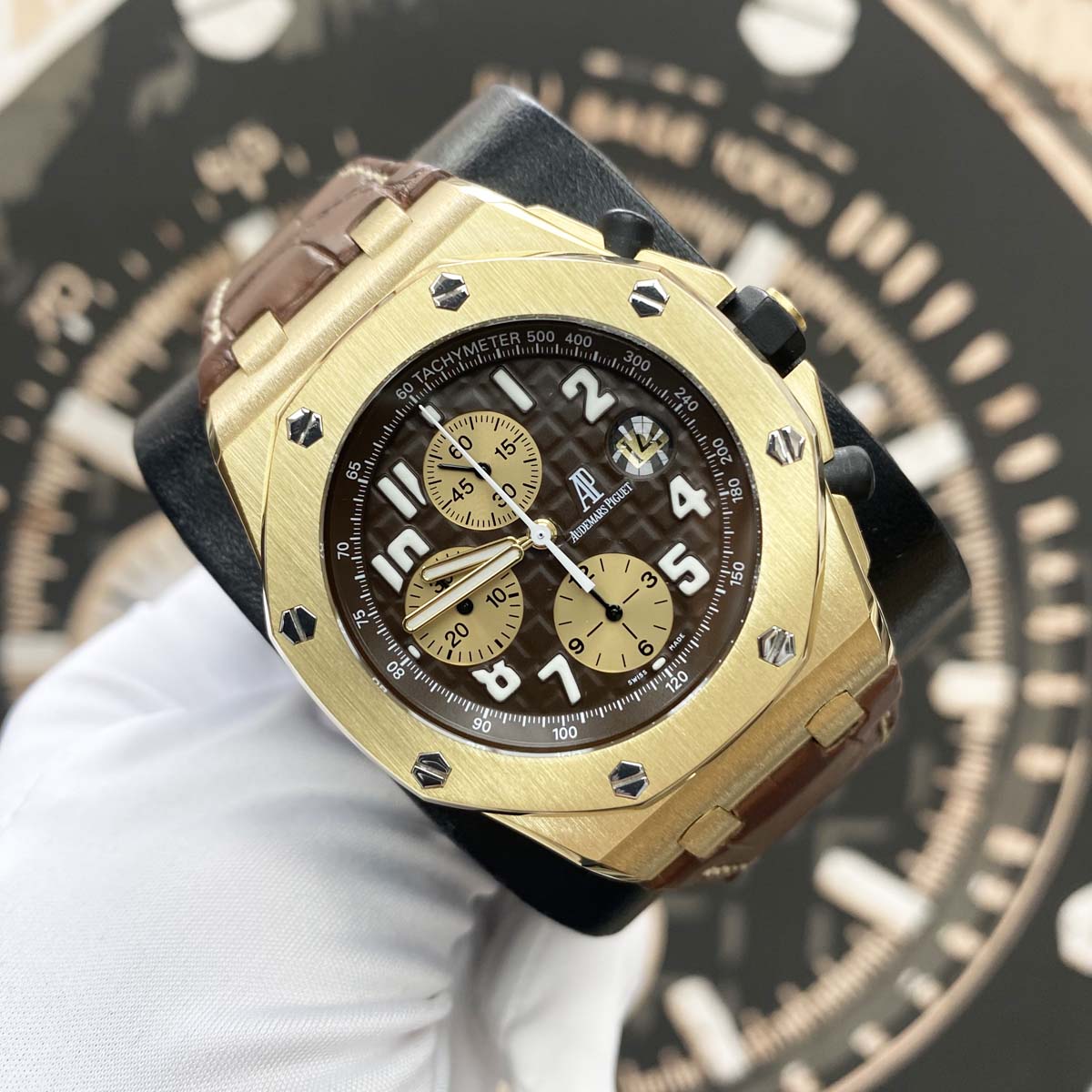 Audemars Piguet Limited Edition Arnold Schwarzenegger Royal Oak Offshore 42mm 26007BA Brown Dial Pre-Owned