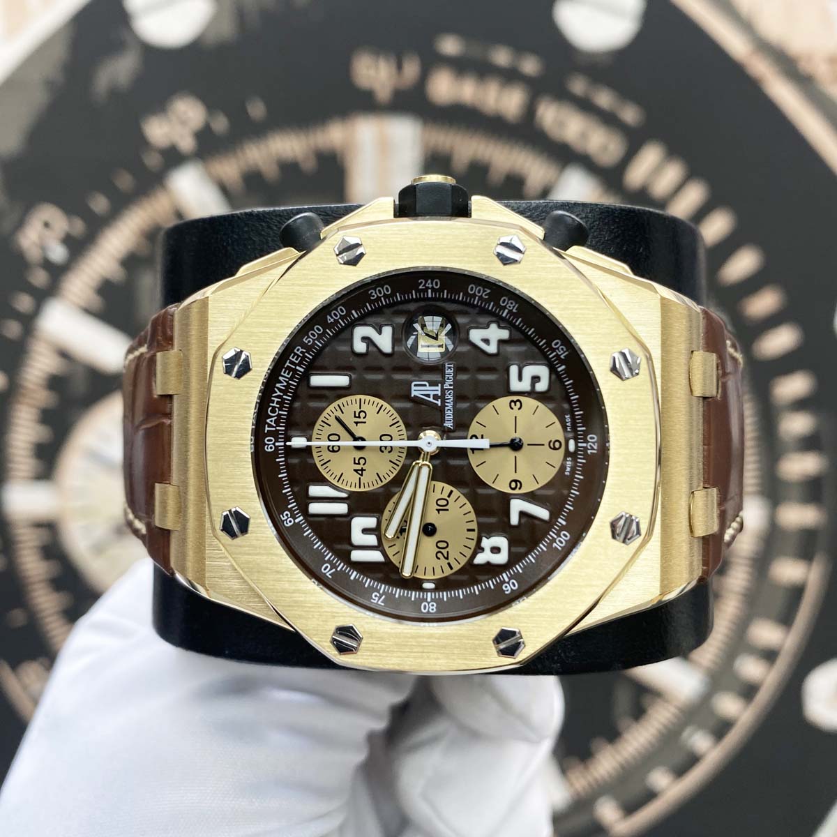 Audemars Piguet Limited Edition Arnold Schwarzenegger Royal Oak Offshore 42mm 26007BA Brown Dial Pre-Owned