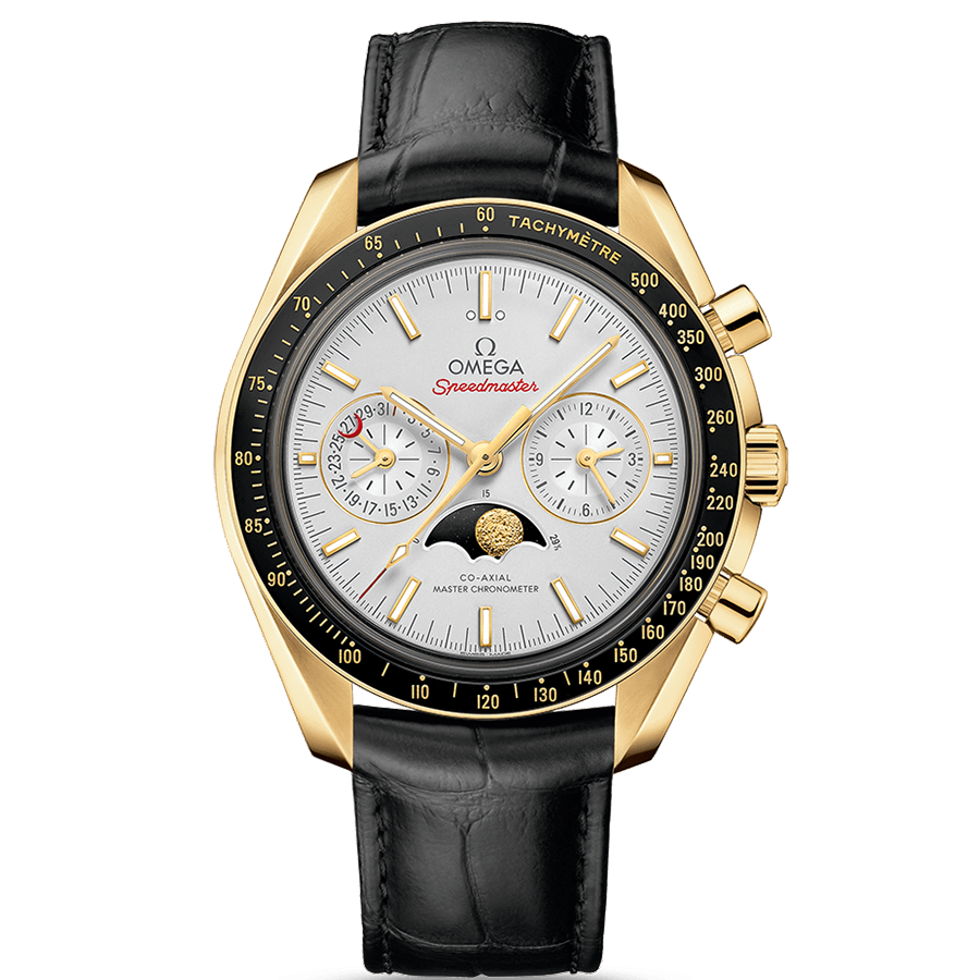 Omega Speedmaster Moonphase Co-Axial Master Chronometer Moonphase Chronograph 44.25mm 304.63.44.52.02.001 Skeletonized Case Back