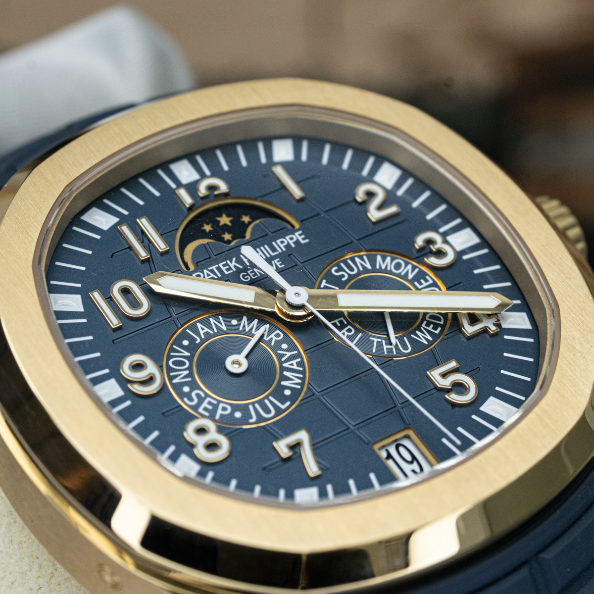 Patek Philippe Aquanaut Luce Annual Calendar 5261R 40mm Blue-Grey Dial