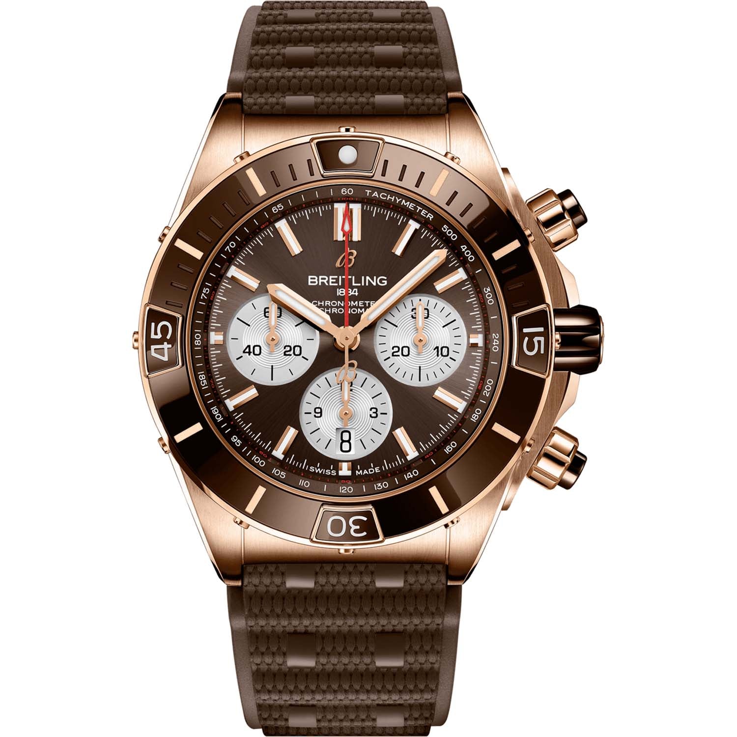 Breitling Chronomat B01 44mm Rose Gold RB0136E31Q1S1