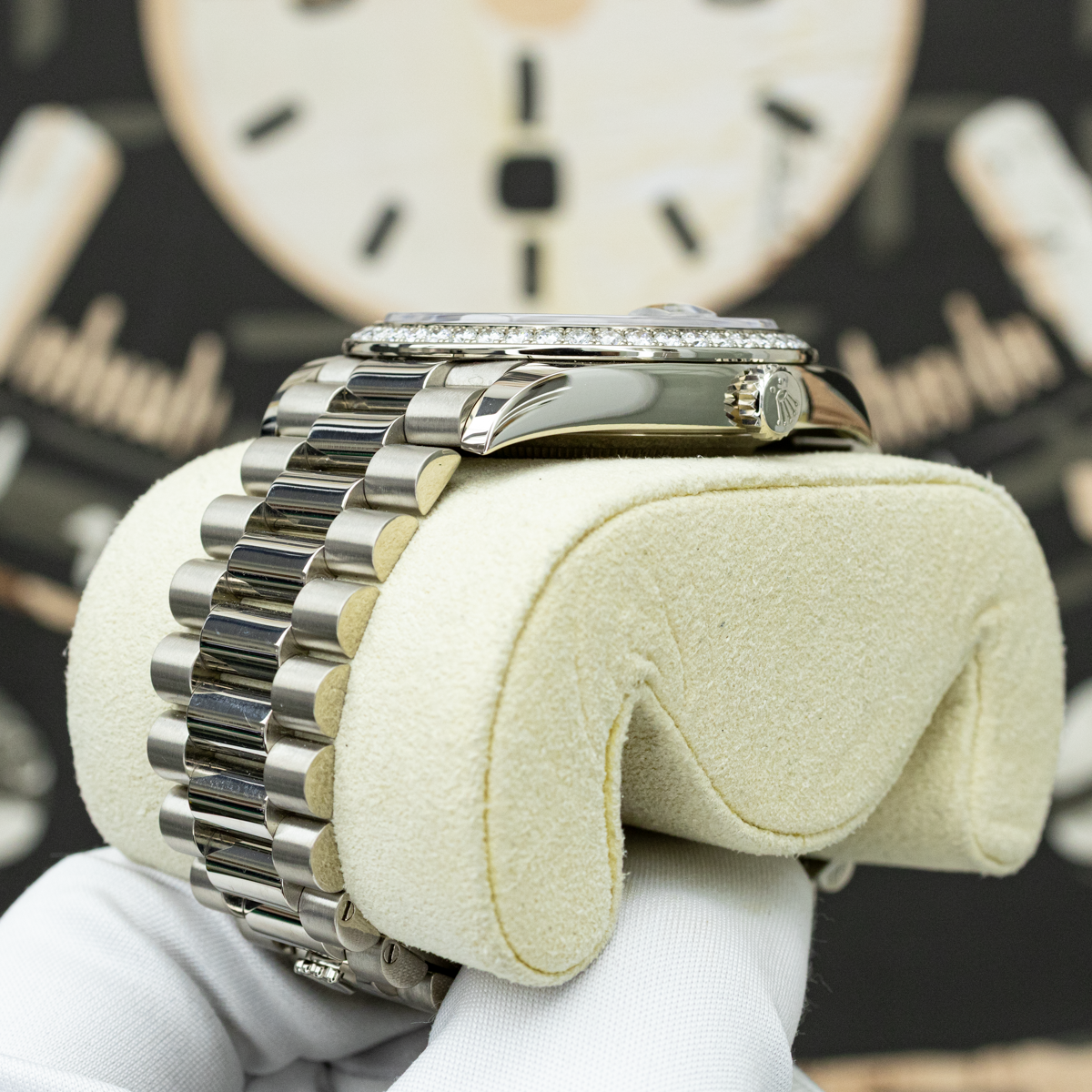 Rolex Day-Date 228349RBR 40mm Onyx Baguette Dial