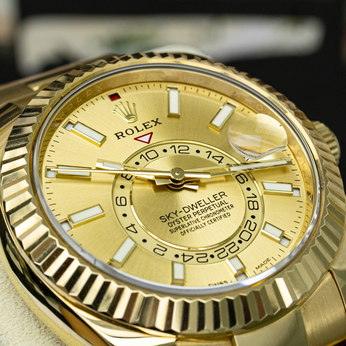 Rolex Sky-Dweller 326938 42mm Champagne Dial Pre-Owned