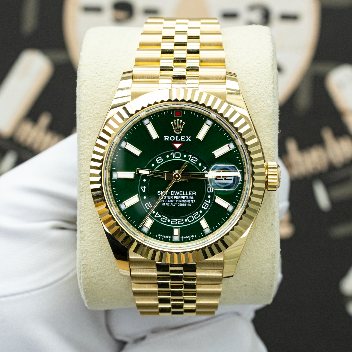 Rolex Sky-Dweller 336938 42mm Green Dial