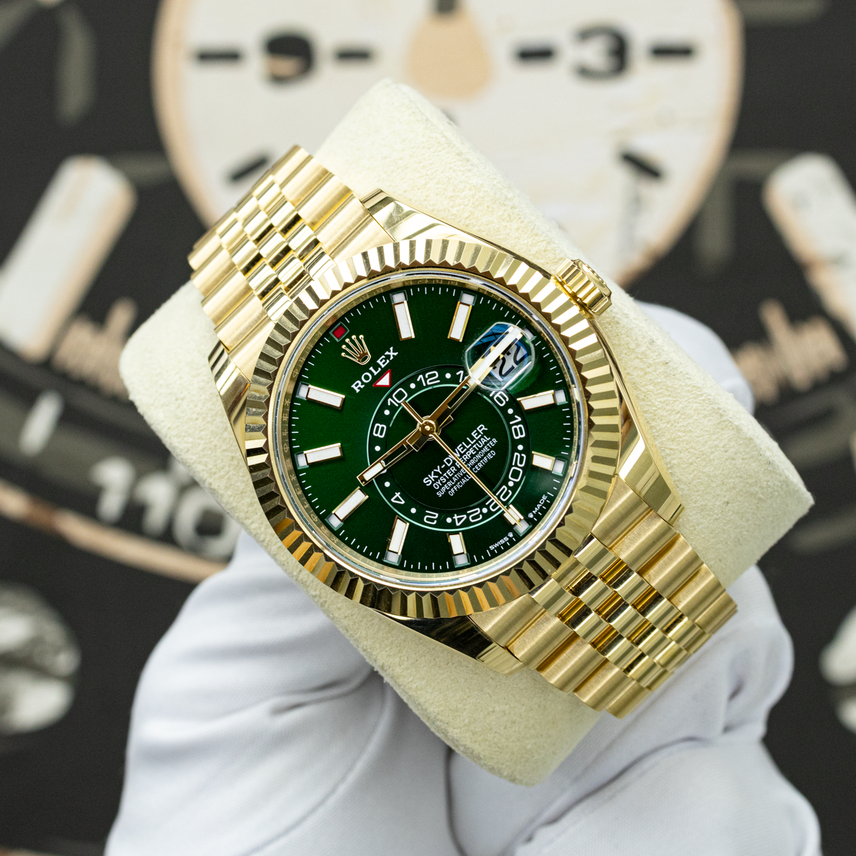 Rolex Sky-Dweller 336938 42mm Green Dial