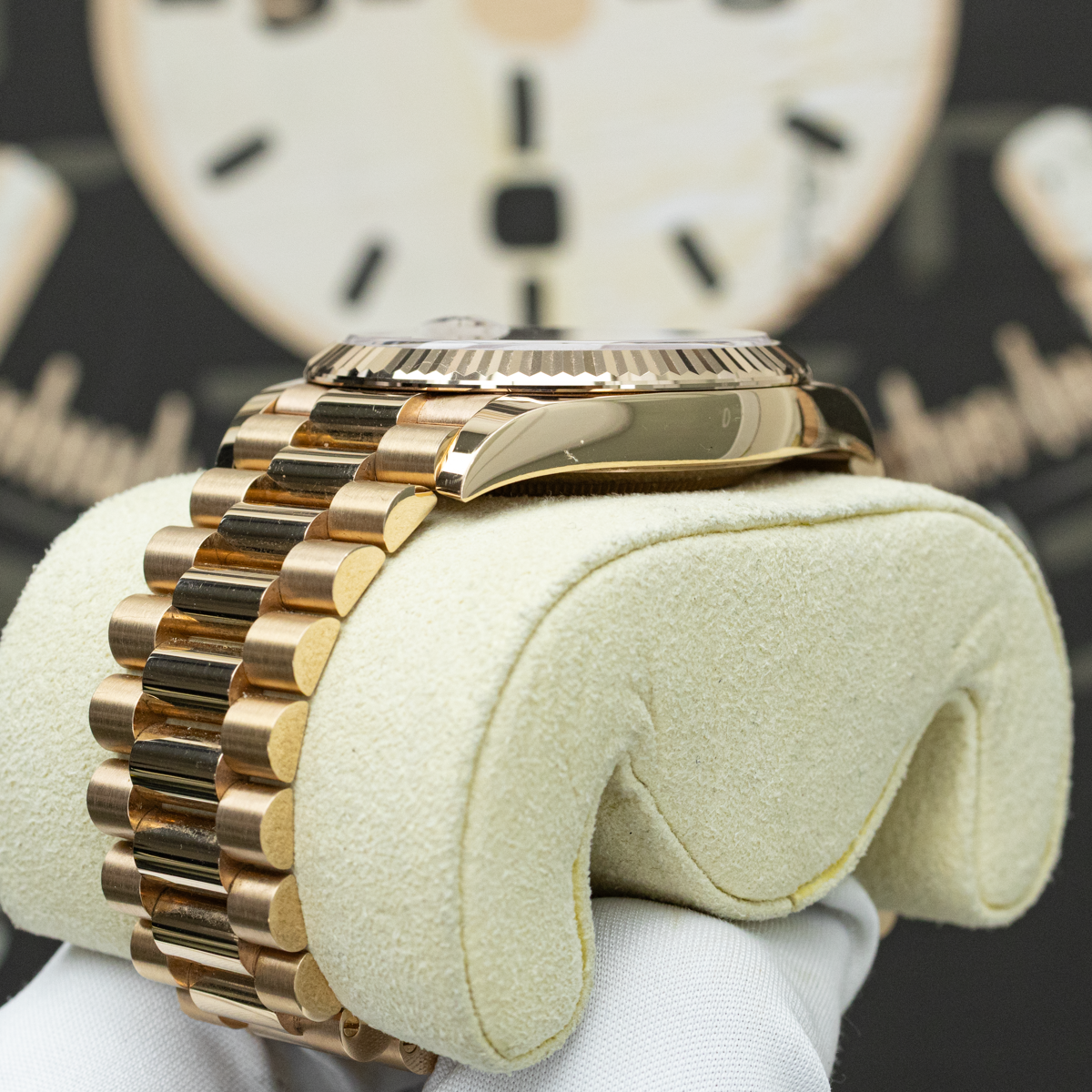 Rolex Day-Date 228235 40mm Sundust Dial