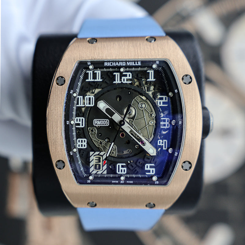 Richard Mille RM005 45mm Rose Gold Openworked Dial Pre-Owned