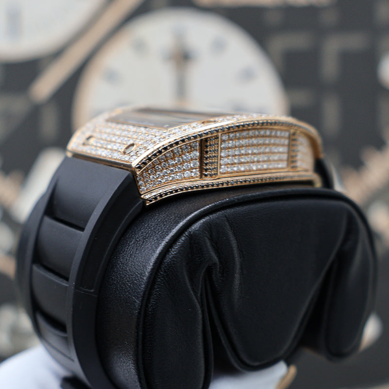 Richard Mille RM010 48mm Rose Gold Custom Diamond-Set Case Openworked Dial Pre-Owned