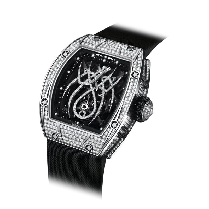 Richard Mille RM 019 Tourbillon Spider 45mm Diamond-Set Openworked Dial