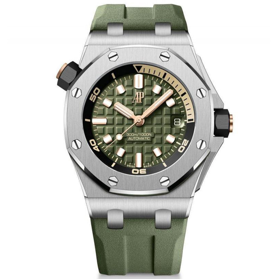 Audemars Piguet Royal Oak Offshore Diver 42mm 15720ST Green Dial