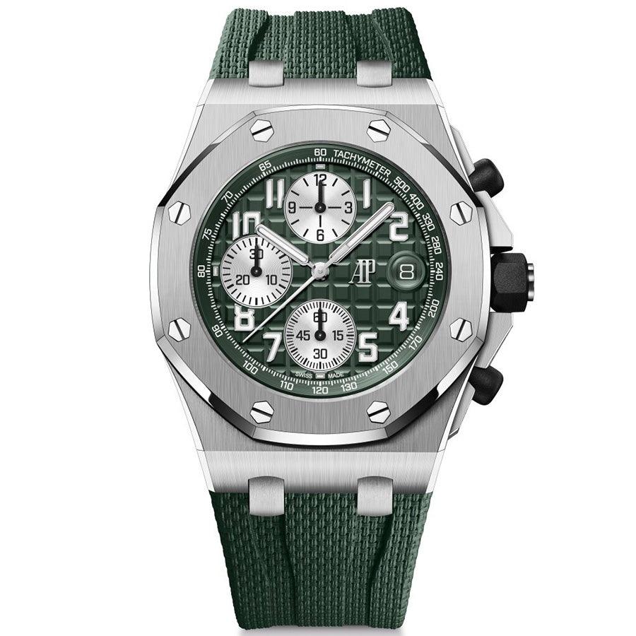 Audemars Piguet Royal Oak Offshore Chronograph 42mm 26238TI.OO.A056CA.01 Green Dial