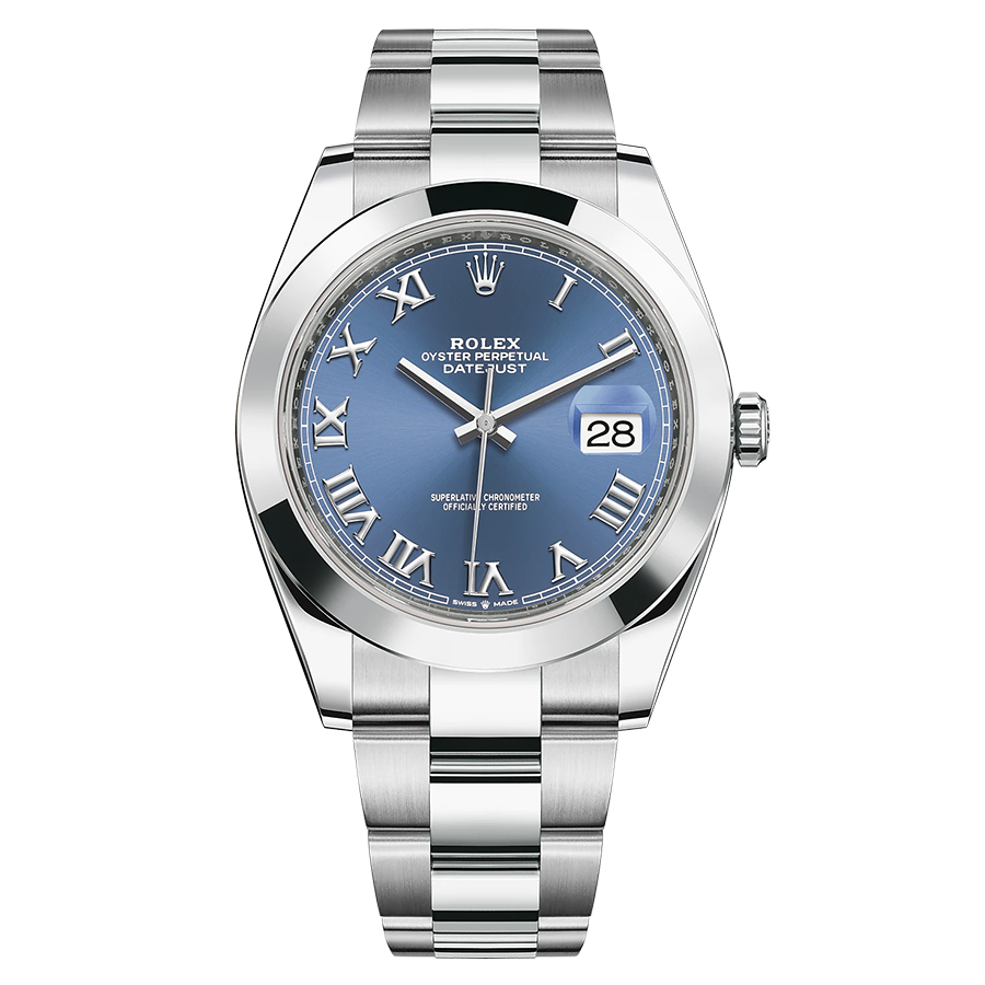 Rolex Datejust II Azzurro Blue Dial 41mm 126300