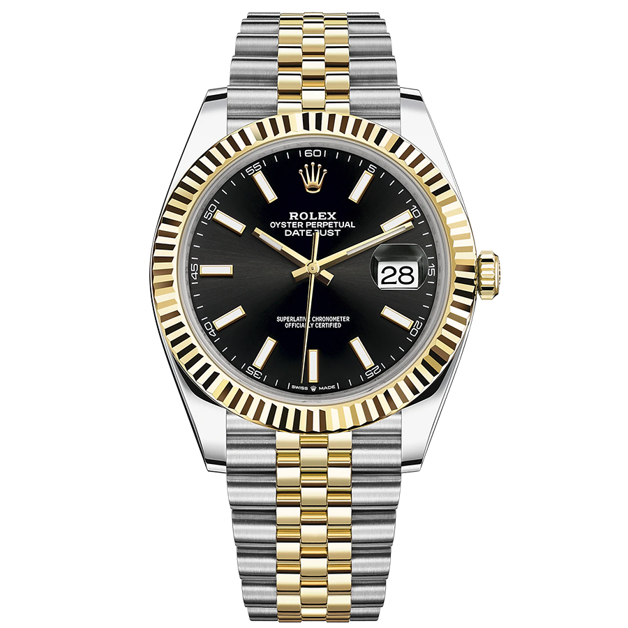 Rolex Datejust II Black Fluted Dial 41mm 126333