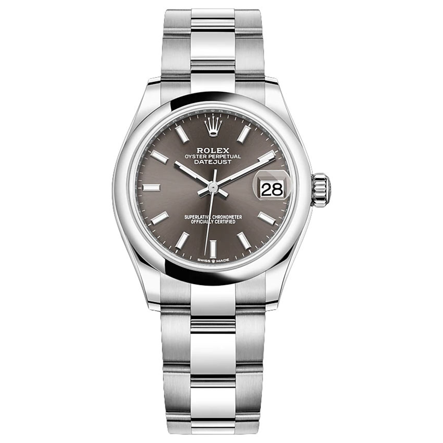 Rolex Datejust Dark Grey Dial Domed Bezel 31mm 278240