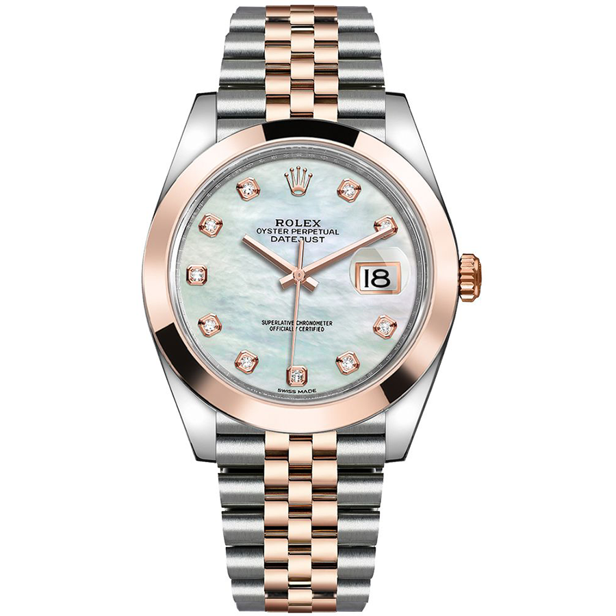 Rolex Datejust II Mother Of Pearl Diamond Dial 41mm 126301