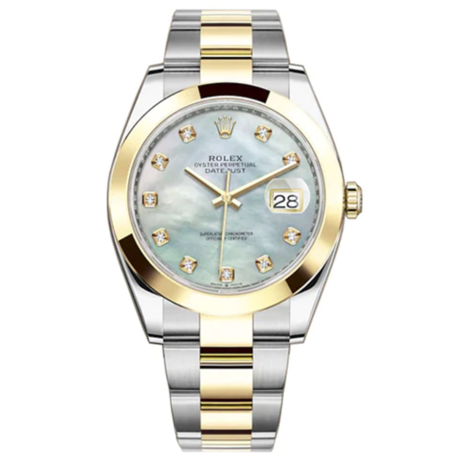 Rolex Datejust II Mother Of Pearl Diamond Dial 41mm 126303