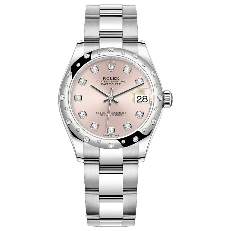 Rolex Datejust Pink Diamond Dial Diamond-Set Bezel 31mm 278344RBR