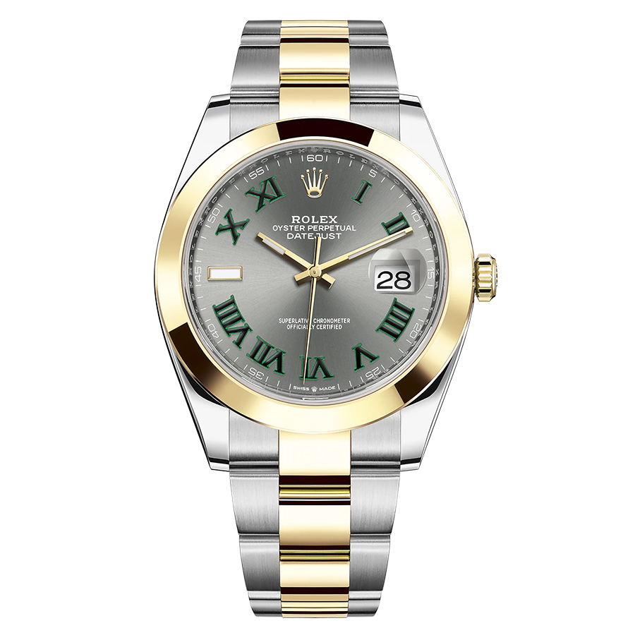 Rolex Datejust II Slate Roman Numeral Dial 41mm 126303